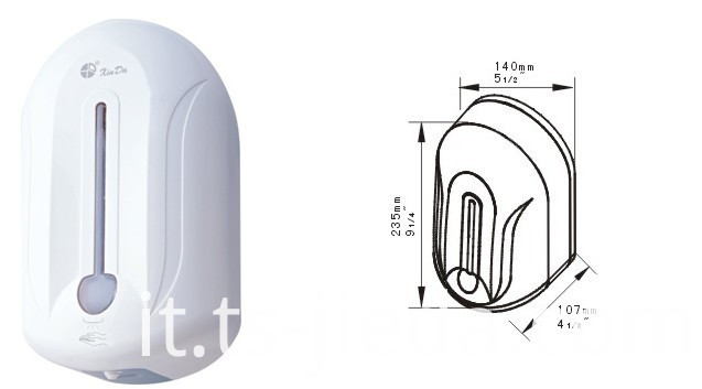 Distributore di prodotti sanitari completamente automatico Fully automatic Sanitation dispenser